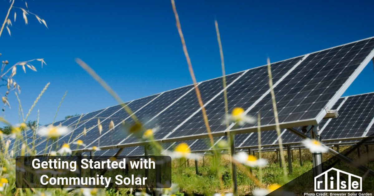 Getting Started with Community Solar
