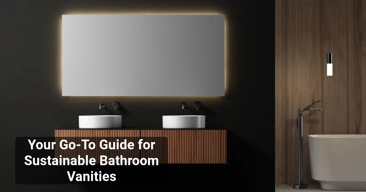 Your Go-To Guide for Sustainable Bathroom Vanities