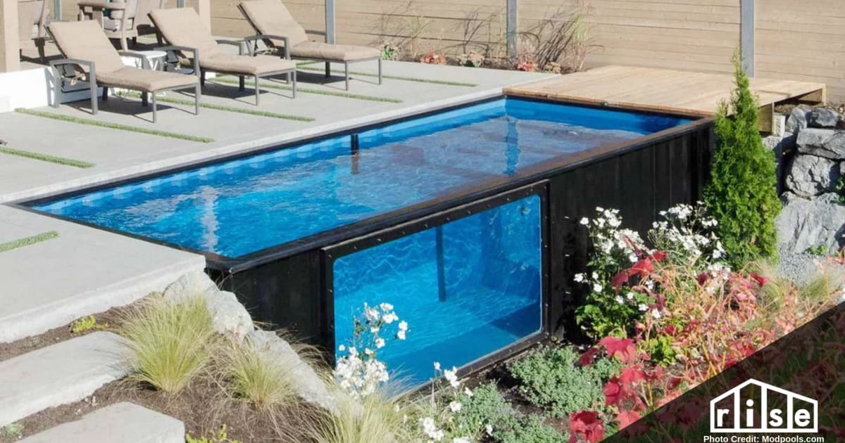 pool made from container