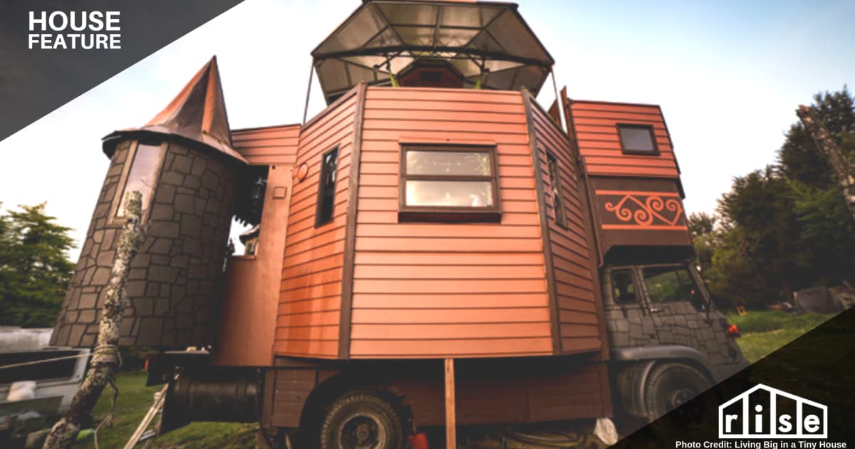 A Tiny House Castle One of the Most Fun Tiny Homes You'll Find