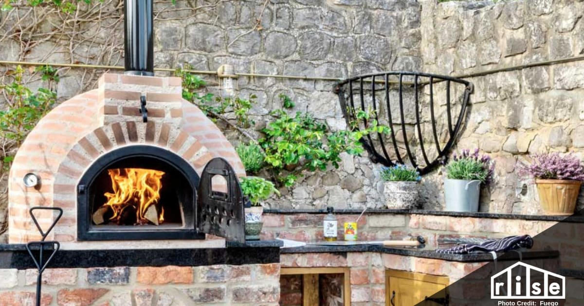 How To Build A Simple Wood Fired Oven, How To Build Outdoor Fireplace With Pizza Oven