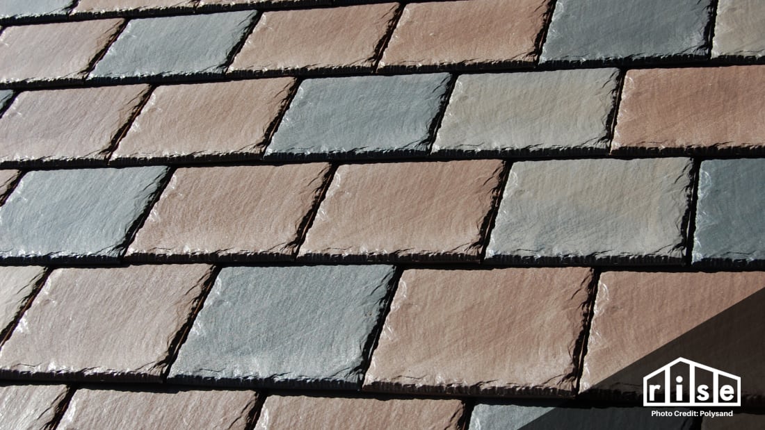Synthetic Slate Roofing Header