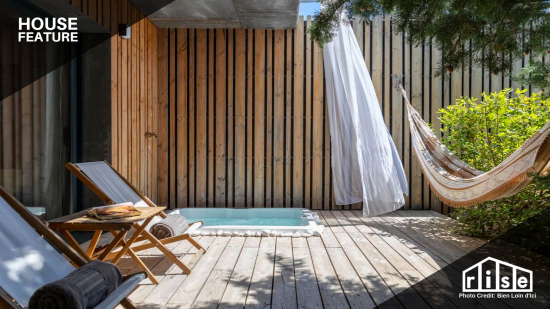 passive pop up house