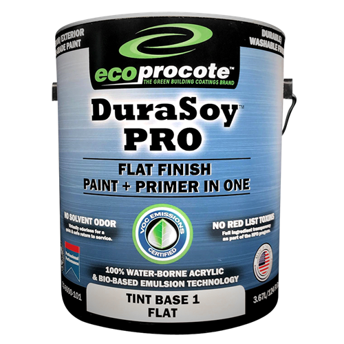 Eco Safety Products Product Durasoy Pro Zero Voc Exterior Paint Primer Flat 1 Gal