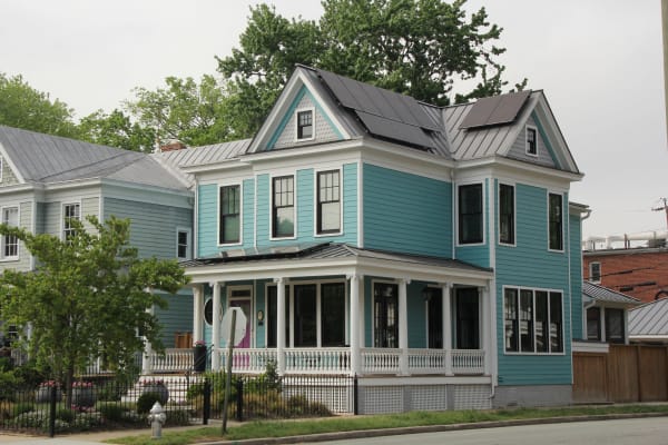solar panel house