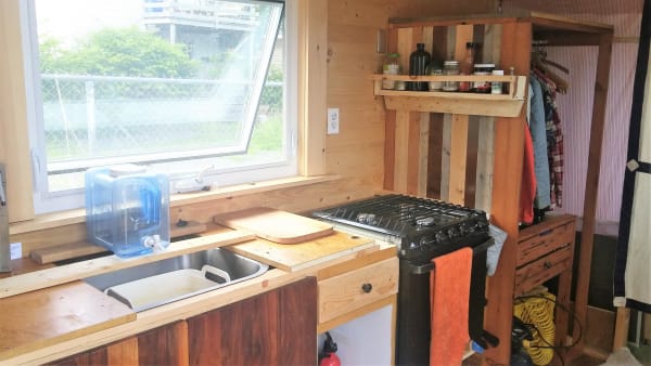 tiny home kitchen Jessie Litven