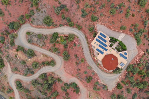 Sedona Net-Zero House Solar Array