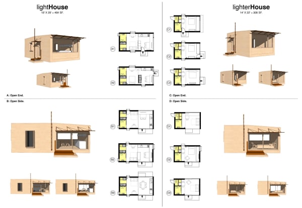 Alchemy Architects lightHouse and lighterHouse