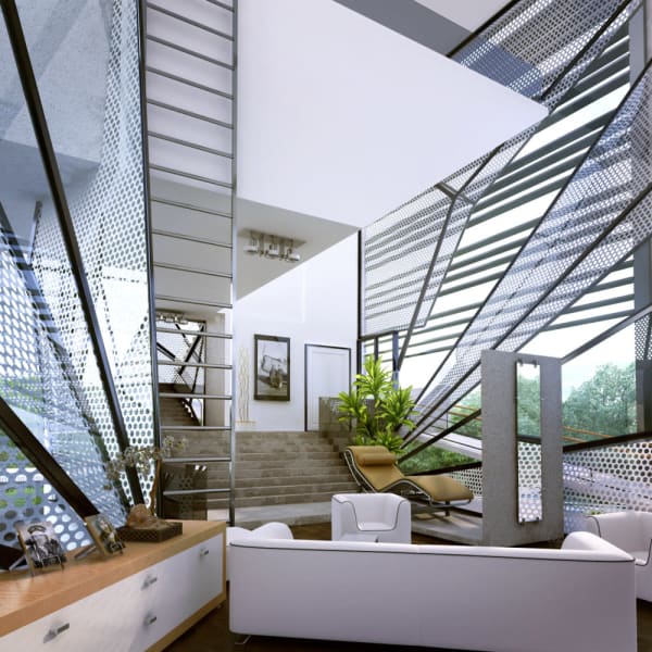 The Aviatos Villa living room