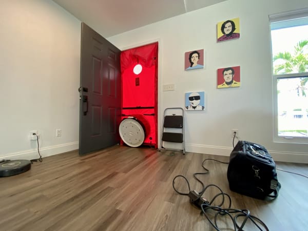 Blower Door Test Attainable Home
