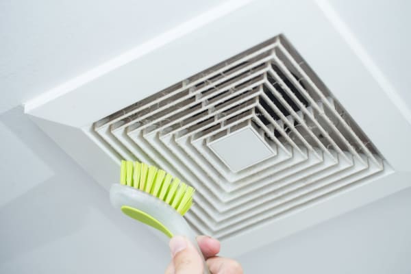 Cleaning Bathroom Fan