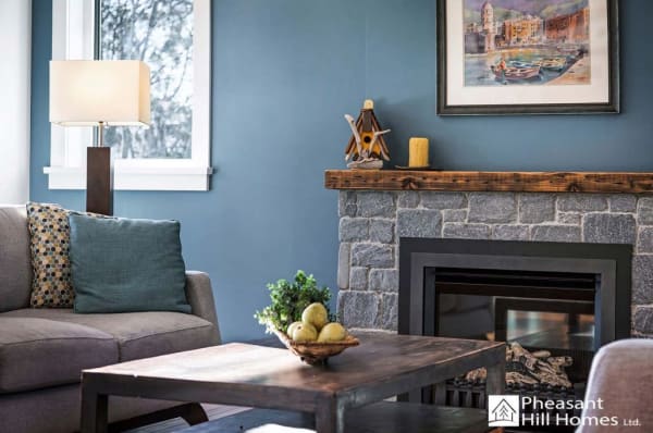 Comox Reclaimed Wood Fireplace Mantle