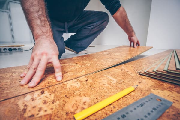 Cork Floor Installation