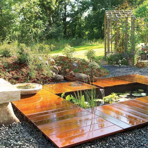 DIY Backyard Pond The Garden Glove