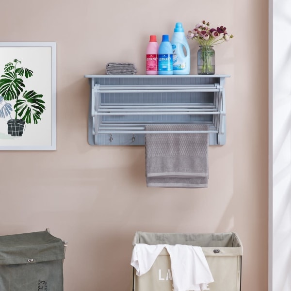 Danya B Folding Wall Mount Drying Rack