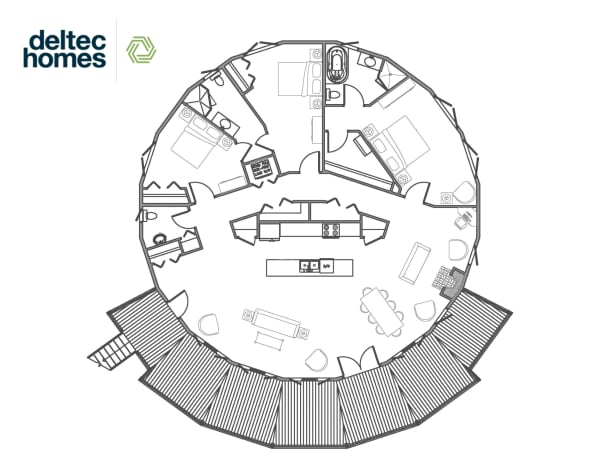 Virginia Round House Layout