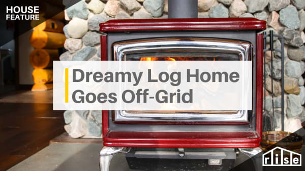 The House that Rudi Built new brunswick log home