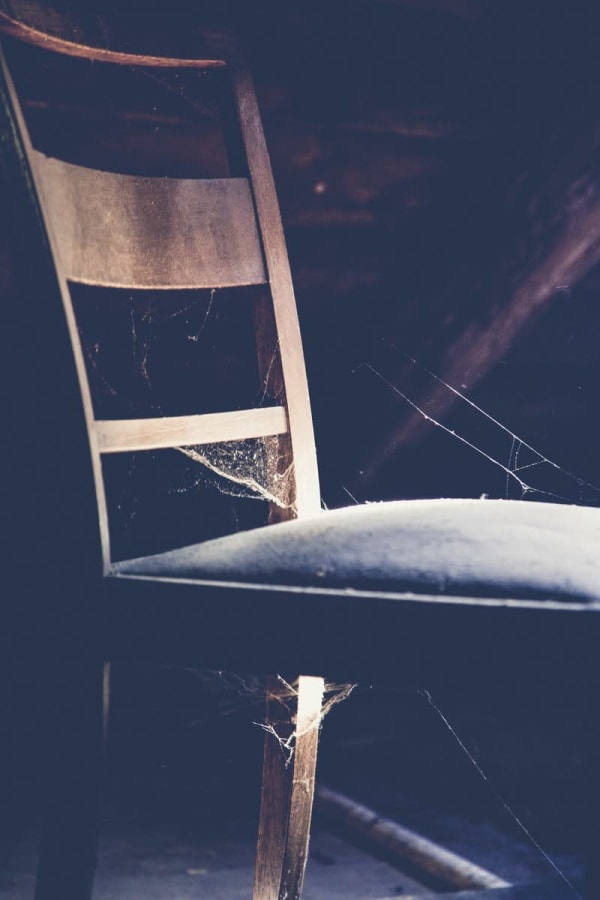 Dusty Chair in Attic