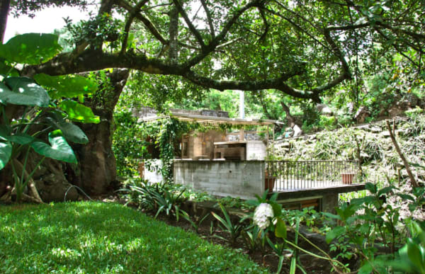 El Capricho backyard