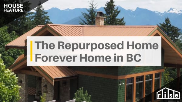 Repurposed home in Gibsons, British Columbia