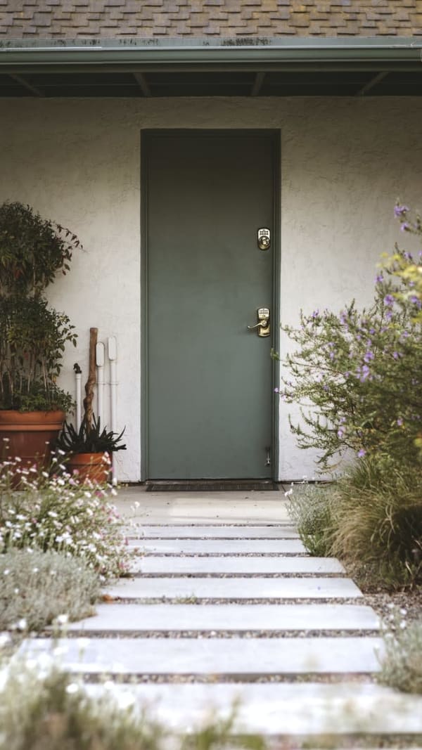 Front door cottage