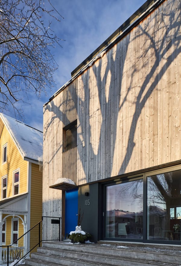Front Door Wander House Passivhaus