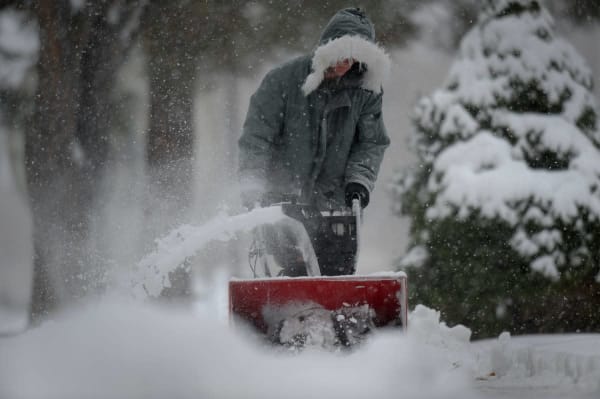 Clearing Snow in a Storm