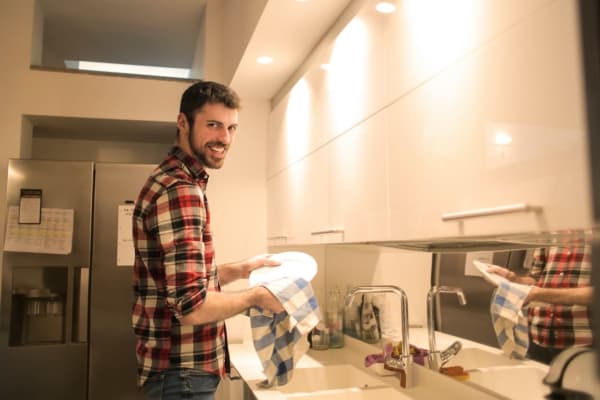 Dish Washing Man