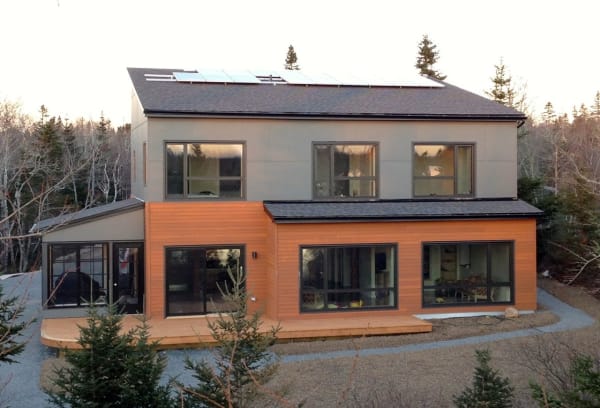 Lakefront Nova Scotia Home Exterior shot
