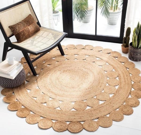 Indoor Outdoor Jute Rug Handloom India Etsy
