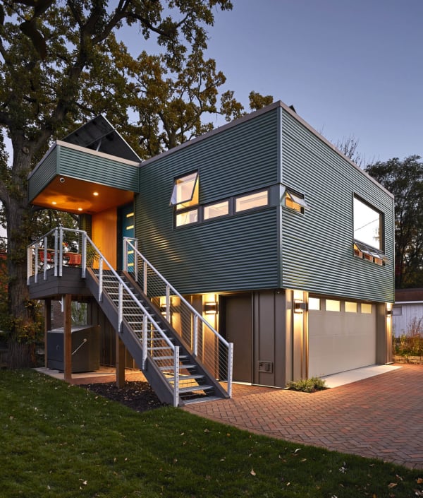 Little Green Box ADU Exterior
