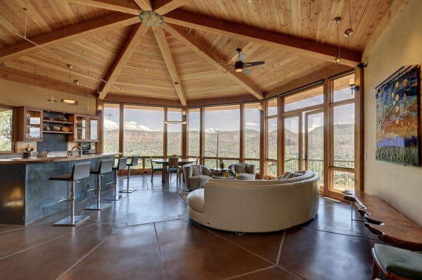 Sedona Net-Zero House Living Room