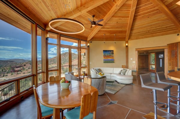 Sedona Net-Zero House Living Room View