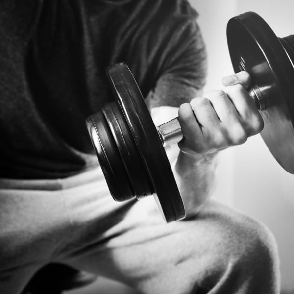 Man with Dumbell