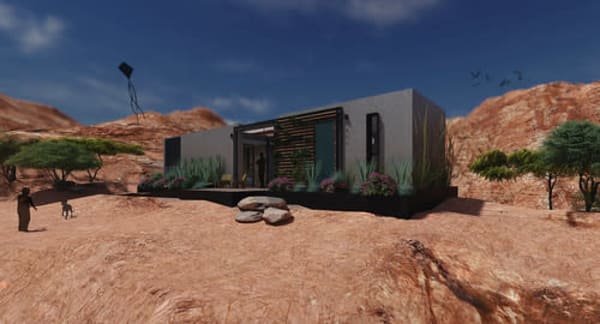 Mojave Bloom House Exterior Rendering