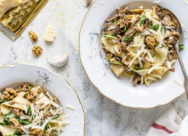 Mushrooms and Pasta