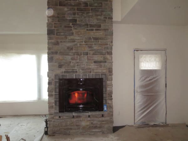 Newly Installed Wood Stove