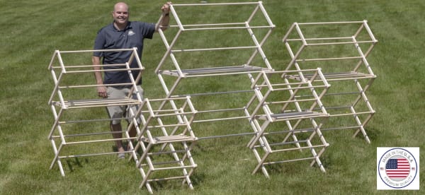 PA Woodworks Fold Up Drying Racks