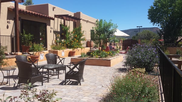 Patio from the west