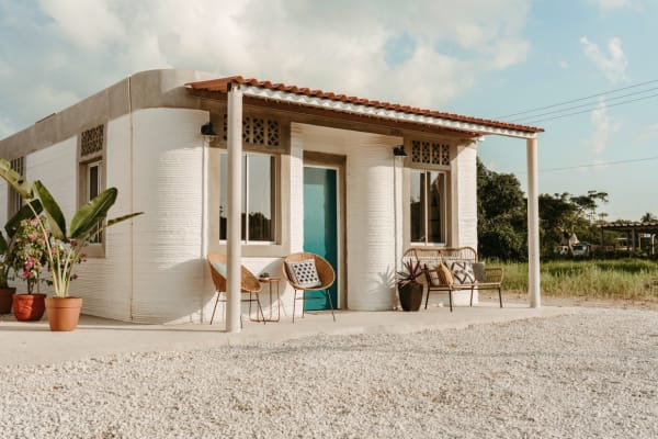 3D Printed House Joshua Perez, New Story