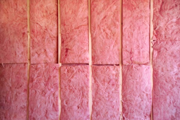 Pink Fiberglass Insulation