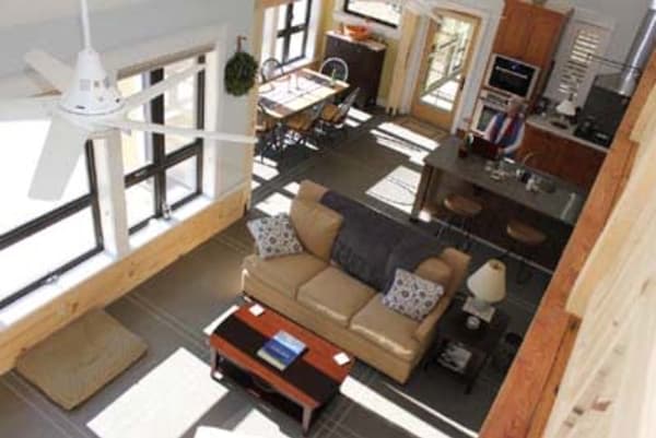 passive solar house design loft