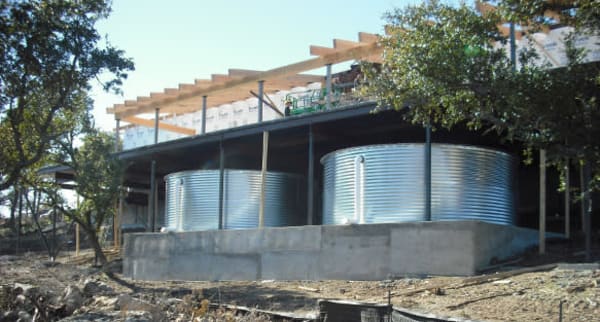 steel rain tank