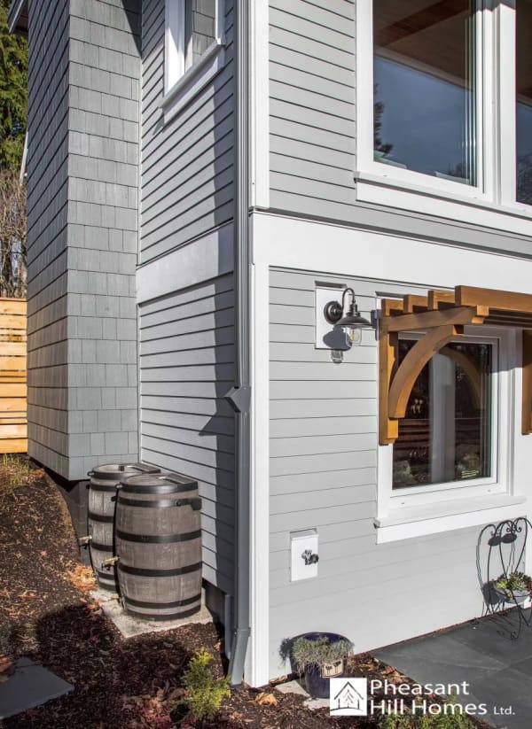 Rain Barrels Pheasant Hill Homes