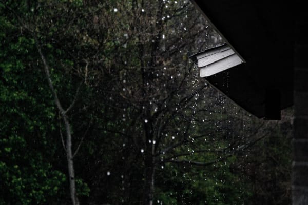Rain from Roof