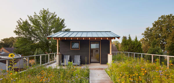 The Musichs Rooftop Shou Sugi Ban Sauna SALA Architects