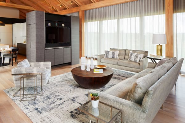 Shou Sugi Ban Living Room