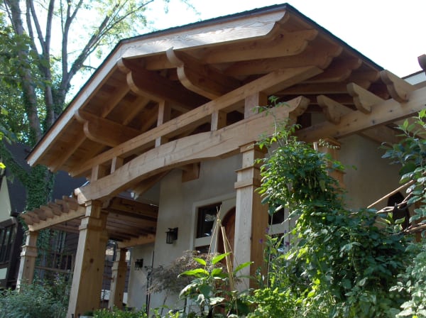 Straw Bale Exterior View