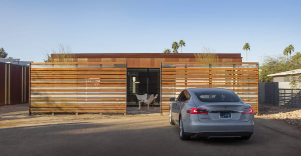 Phoenix net zero house exterior