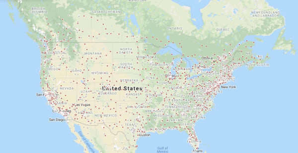 Tesla Supercharger Network July 2021